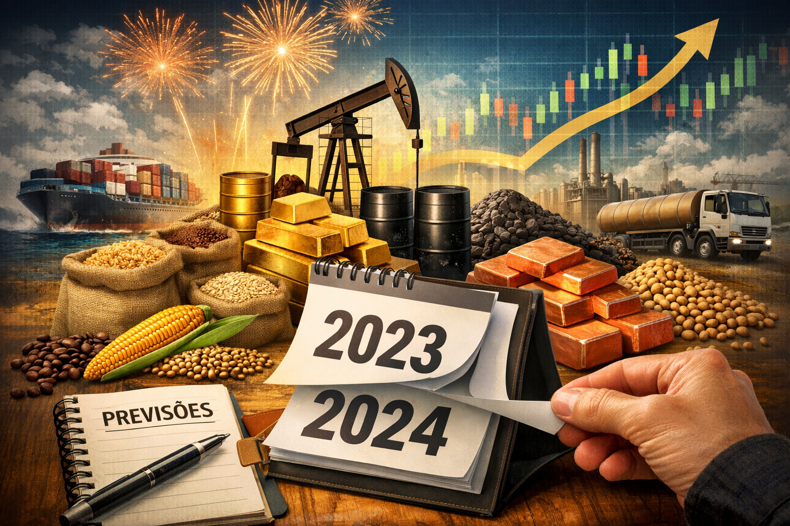 Mercado de commodities entra em fase de preparação para o novo ano