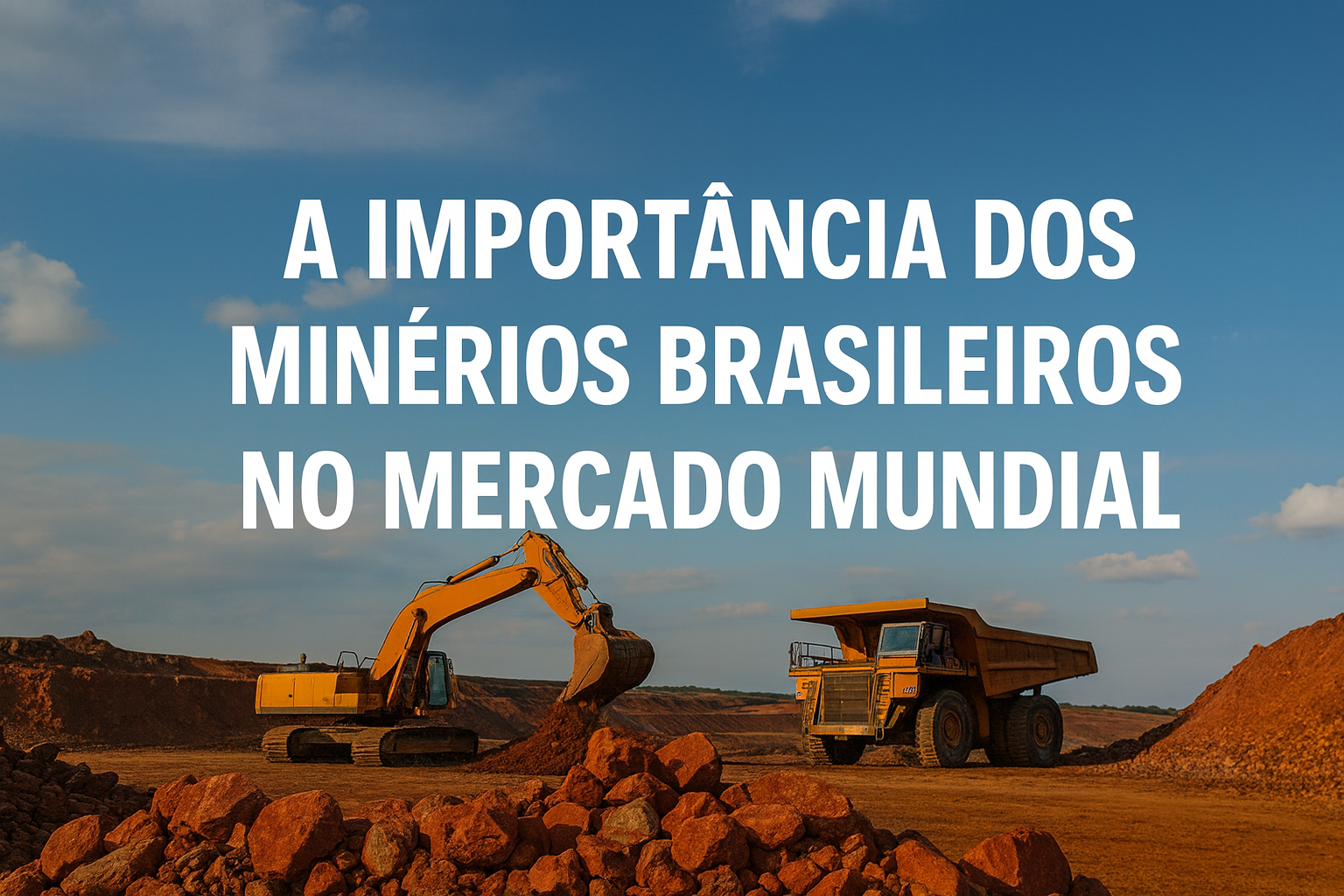 A importância estratégica dos minérios brasileiros no mercado mundial